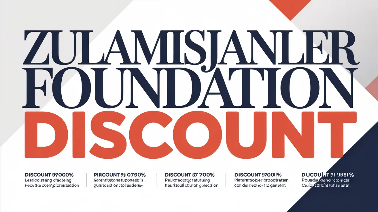 Zulamisjanler Foundation Discount